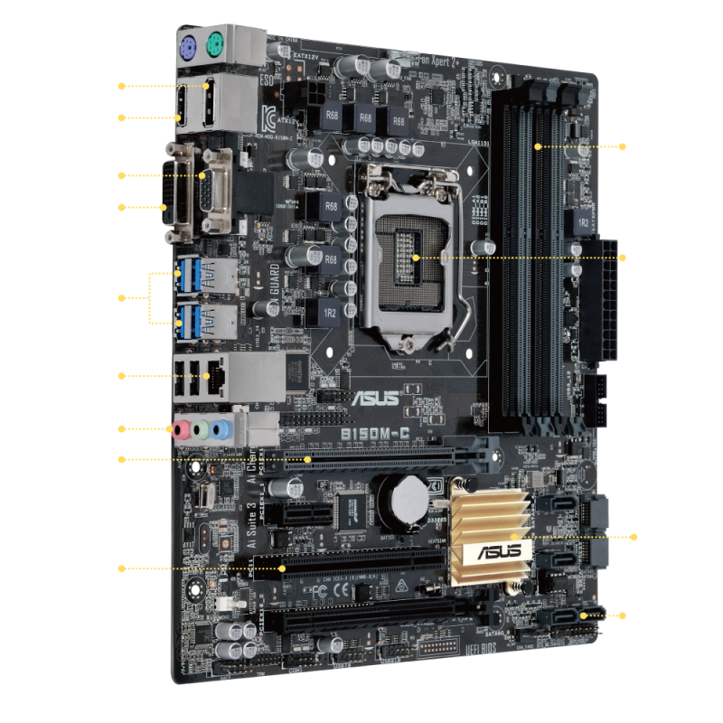 Main Asus B150M-C đẹp như mới