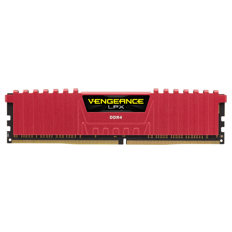 Ram Corsair LPX 8G bus 3200 kẹp tản đỏ