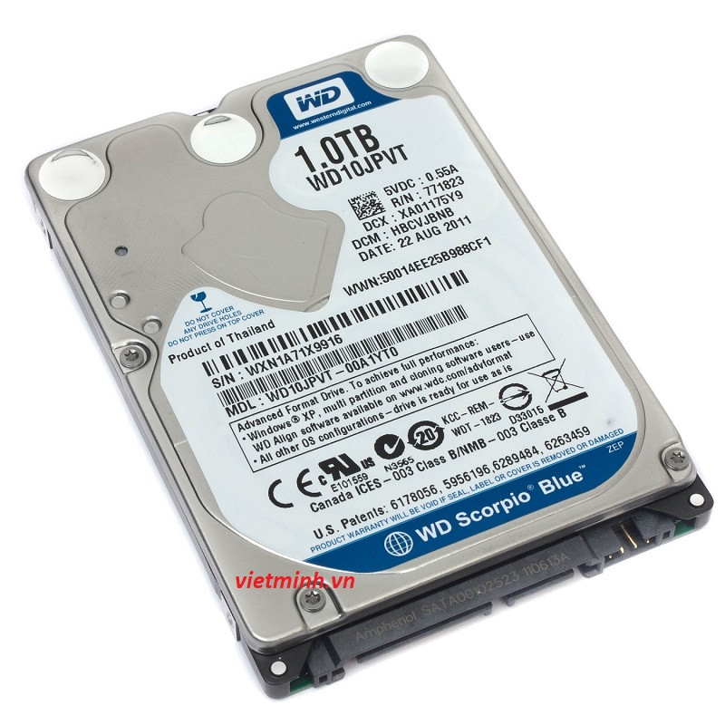 HDD 1TB cũ cho laptop